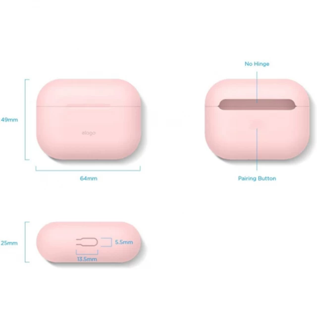 Чехол для Airpods Pro Elago Original Case Lovely Pink (EAPPOR-BA-PK)