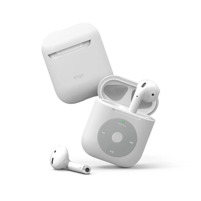 Чохол для Airpods 2/1 Elago AW6 Basic Case White for Charging/Wireless Case (EAW6-BA-WH)