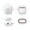 Чехол для Airpods 2/1 Elago AW6 Hang Case White for Charging/Wireless Case (EAW6-HANG-WH)