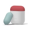 Чехол для Airpods 2/1 Elago Duo Case Nightglow Blue/Italian Rose/Coral Blue for Charging Case (EAPDO-LUBL-IROCBL)