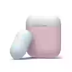 Чехол для Airpods 2/1 Elago Duo Case Pink/White/Pastel Blue for Charging Case (EAPDO-PK-WHPBL)