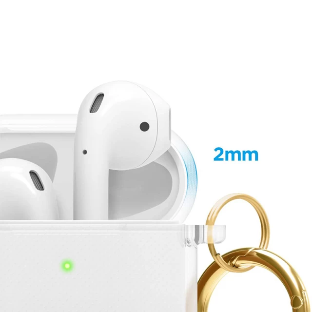 Чехол для Airpods 2/1 Elago Hang Case Clear for Charging/Wireless Case (EAPCL-HANG-CL)