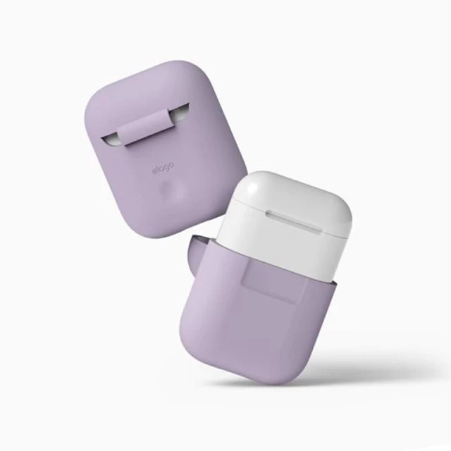 Чехол для Airpods 2/1 Elago Silicone Case Lavender for Charging Case (EAPSC-LV)