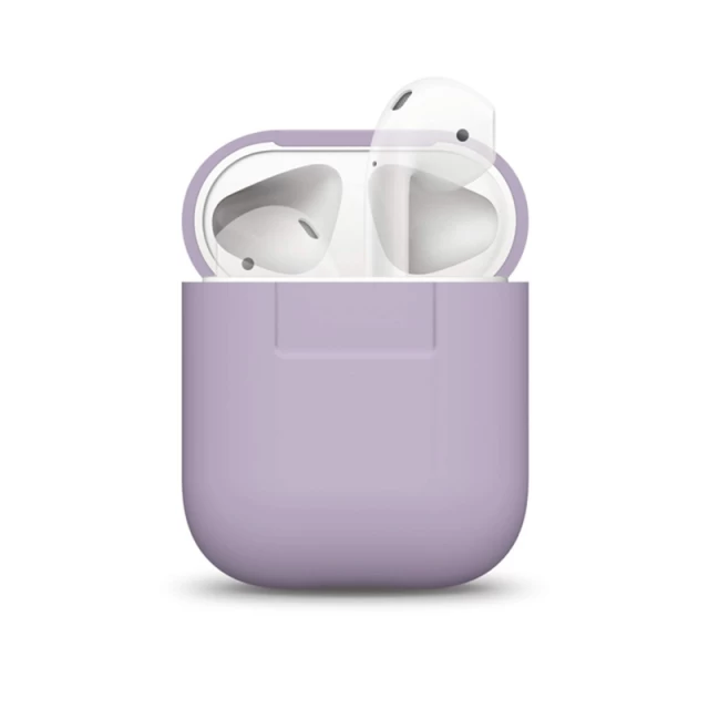 Чохол для Airpods 2/1 Elago Silicone Case Lavender for Charging Case (EAPSC-LV)