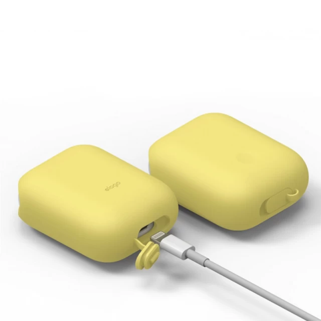 Чехол для Airpods 2/1 Elago Waterproof Case Creamy Yellow for Charging Case (EAPWF-BA-CYE)