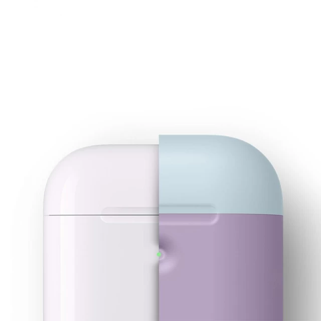 Чохол для Airpods 2 Elago A2 Duo Case Lavender/Pastel Blue/Lovely Pink for Wireless Case (EAP2DO-LV-PBLPK)