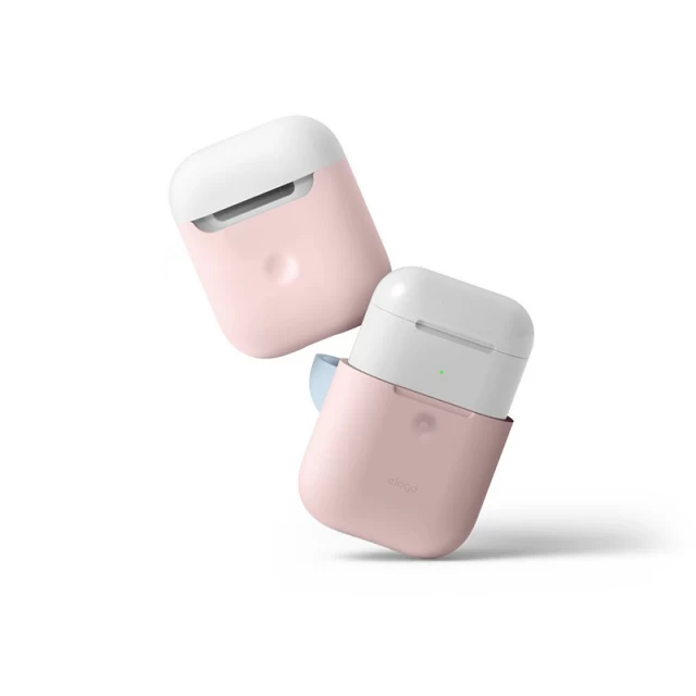 Чехол для Airpods 2 Elago A2 Duo Case Pink/White/Pastel Blue for Wireless Case (EAP2DO-PK-WHPBL)