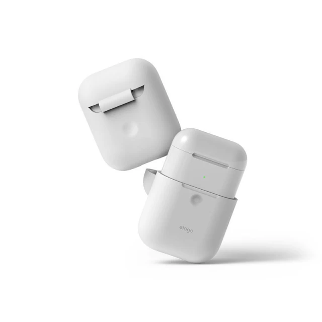 Чохол для Airpods 2 Elago A2 Silicone Case White for Wireless Case (EAP2SC-WH)