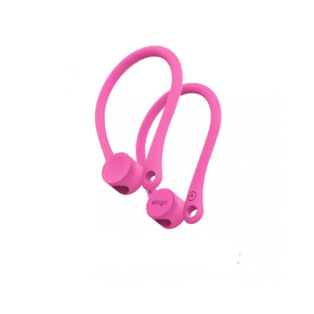 Чехол для Airpods 2/1 Elago Earhook Hot Pink for Charging Case (EAP-HOOKS-HPK)