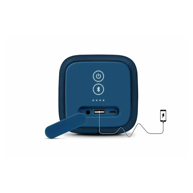 Акустическая система Fresh 'N Rebel Rockbox Bold M Waterproof Bluetooth Speaker Indigo (1RB6500IN)
