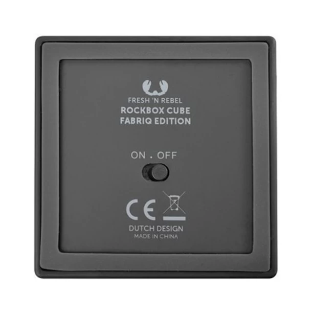Акустична система Fresh 'N Rebel Rockbox Cube Fabriq Edition Bluetooth Speaker Concrete (1RB1000CC)