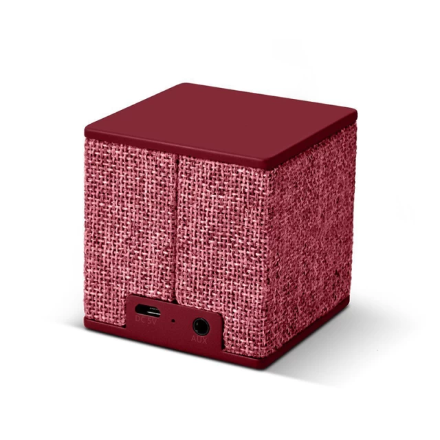 Акустична система Fresh 'N Rebel Rockbox Cube Fabriq Edition Bluetooth Speaker Ruby (1RB1000RU)