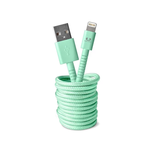 Кабель Fresh 'N Rebel Fabriq USB-A to Lightning Cable 1.5 m Peppermint (2LCF150PT)