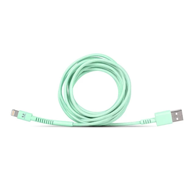 Кабель Fresh 'N Rebel Fabriq USB-A to Lightning Cable 3 m Peppermint (2LCF300PT)