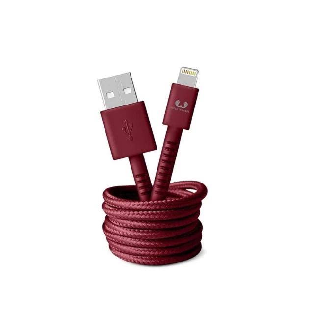 Кабель Fresh 'N Rebel Fabriq USB-A to Lightning Cable 3 m Ruby (2LCF300RU)