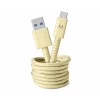 Кабель Fresh 'N Rebel Fabriq USB-A to USB-C Cable 1.5m Buttercup (2CCF150BC)