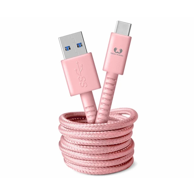 Кабель Fresh 'N Rebel Fabriq USB-A to USB-C Cable 1.5m Cupcake (2CCF150CU)