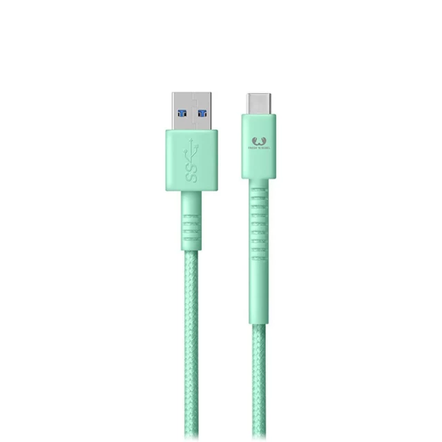 Кабель Fresh 'N Rebel Fabriq USB-A to USB-C Cable 1.5m Peppermint (2CCF150PT)