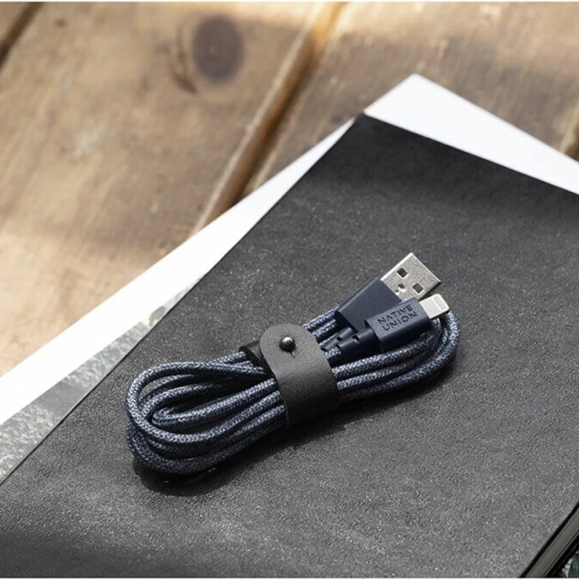 Кабель Native Union Belt Cable USB-A to Lightning Indigo 1.2 m (BELT-KV-L-IND-2)