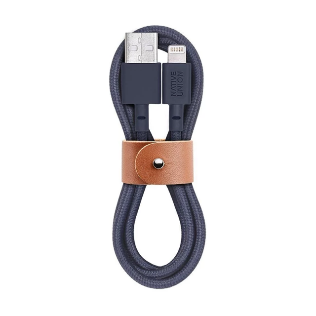 Кабель Native Union Belt Cable USB-A to Lightning Marine 1.2 m (BELT-KV-L-MAR-2)