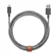 Кабель Native Union Belt Cable USB-A to Lightning Zebra 3 m (BELT-KV-L-ZEB-3)