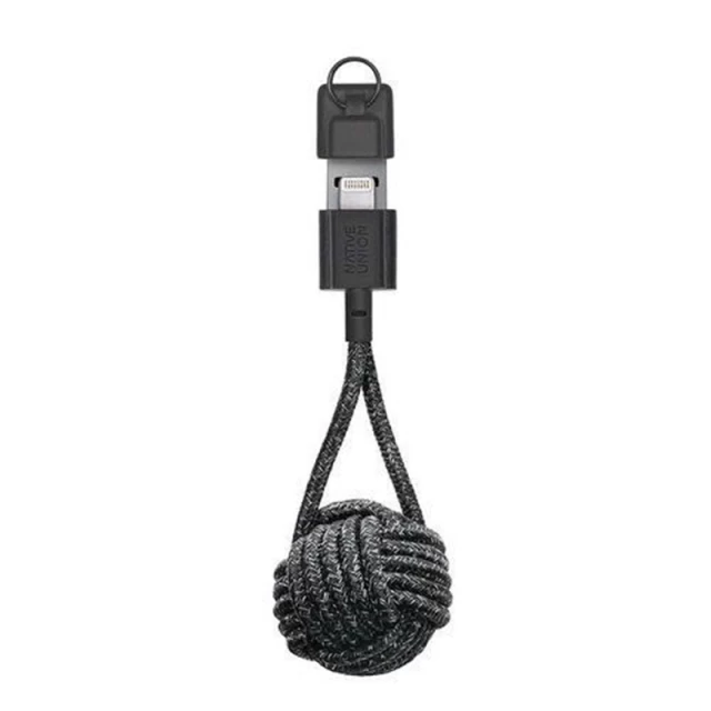 Кабель Native Union Key Cable USB-A to Lightning Cosmos Black (KEY-KV-L-CS-BLK)