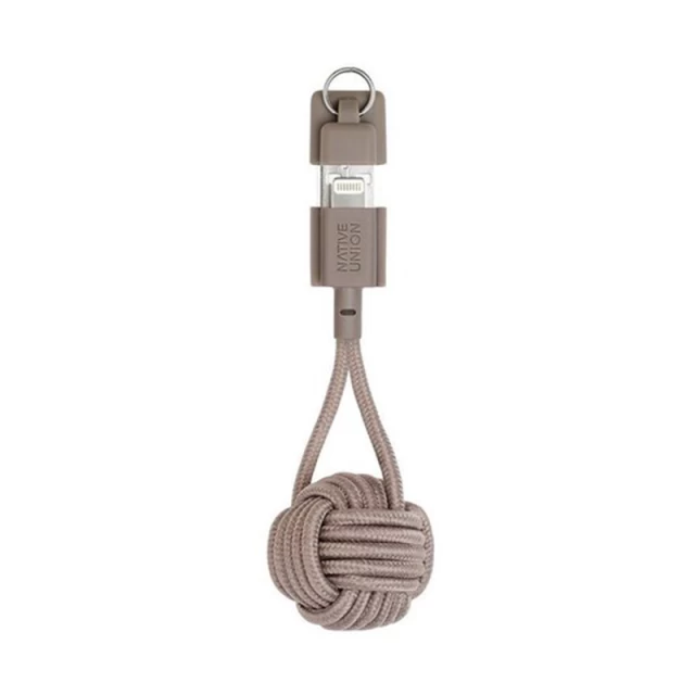 Кабель Native Union Key Cable USB-A to Lightning Taupe 0.15 m (KEY-KV-L-TAU)