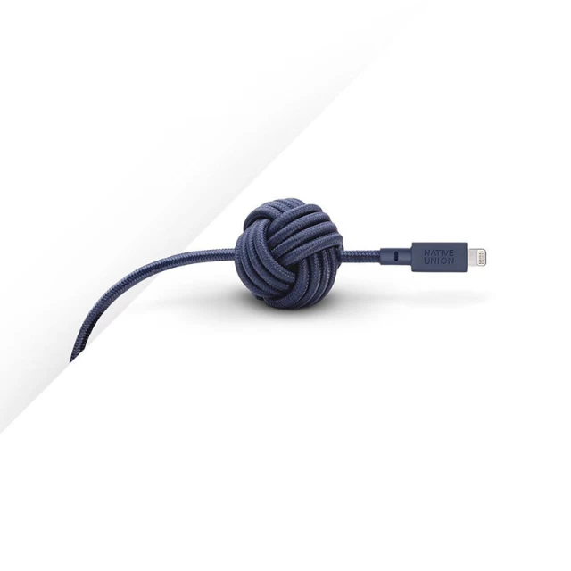 Кабель Native Union Night Cable USB-A to Lightning Marine 3 m (NCABLE-KV-L-MAR)