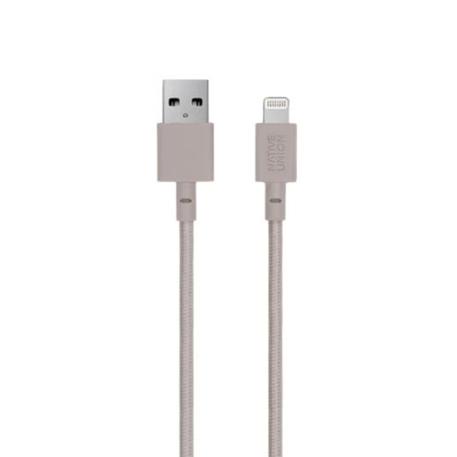 Кабель Native Union Night Cable USB-A to Lightning Taupe 3 m (NCABLE-KV-L-TAU)
