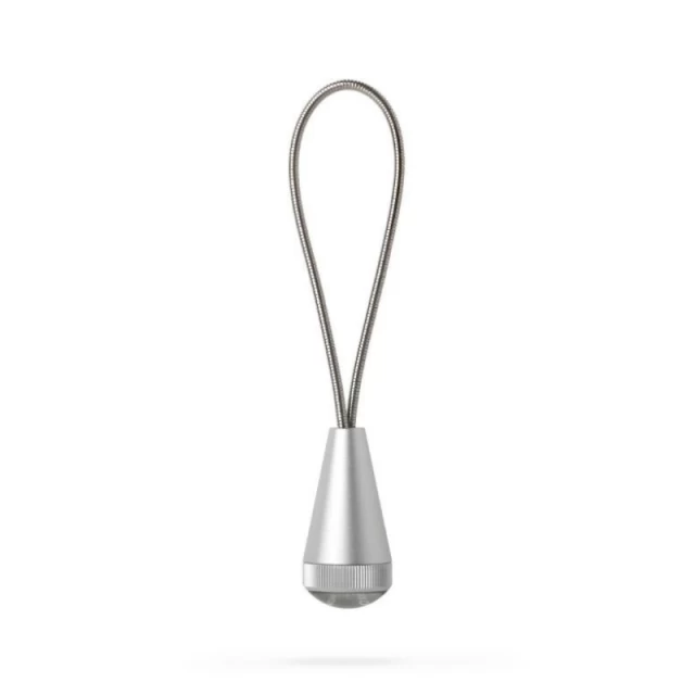 Кабель Native Union Tom Dixon Stash Cone USB-A to Lightning Cable Silver 0.15 m (CONE-L-SIL-TD)