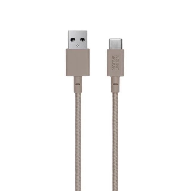 Кабель Native Union Belt Cable USB-A to USB-C Taupe 3 m (BELT-KV-AC-TAU-3)