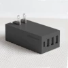 Сетевое зарядное устройство Native Union Smart UK | EU | US USB-C | 3xUSB-A Fabric Slate (SM4-GRY-FB-INT)