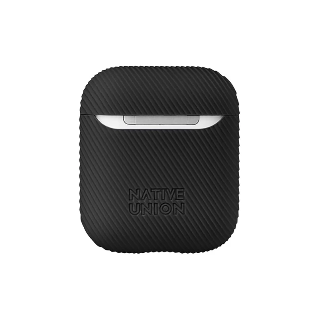 Чехол для Airpods 2/1 Native Union Curve Case Black for Charging/Wireless Case (APCSE-CRVE-BLK)