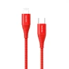 Кабель Vokamo Luxlink Cable USB-C to Lightning Red 1.2 m (VKM20055)