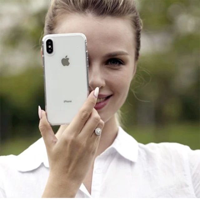 Чехол Vokamo Sdouble Protective Case Transparent для iPhone XS (VKM00126)