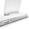 Бездротовий зарядний пристрій Zens Stand + Dock Aluminium 2-in-1 10W White (ZEDC06W/00)