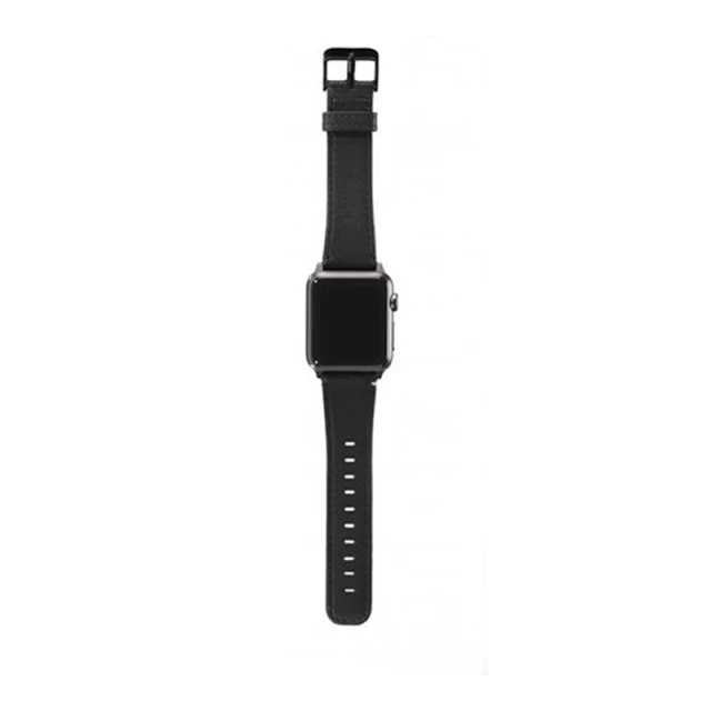 Ремінець Decoded Nappa для Apple Watch 41 | 40 | 38 mm Black (D5AW38SP1BK)