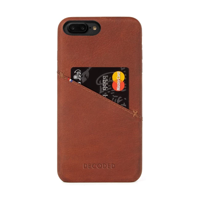 Чохол-гаманець Decoded Back Cover для iPhone 8 Plus/7 Plus Brown (D6IPO7PLBC3CBN)