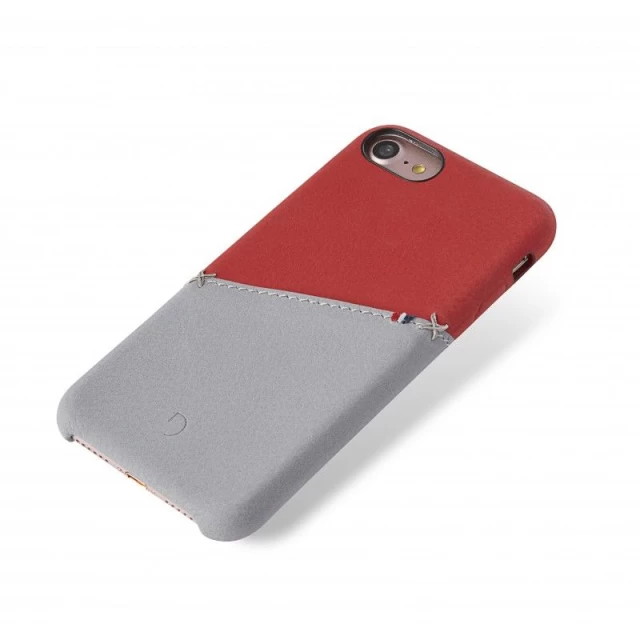 Чехол-бумажник Decoded Back Cover для iPhone SE 2020/8/7/6s/6 Red/Gray (DA6IPO7SO1RDGY)