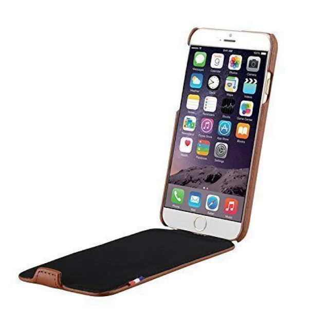 Кожаный чехол Decoded Flip Cover для iPhone 6/6s Brown (D4IPO6FC1BN)