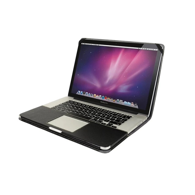 Чехол-книжка Decoded Slim Cover для MacBook Pro 15 (2010-2011) Leather Black (D2MPR15SC1BK)