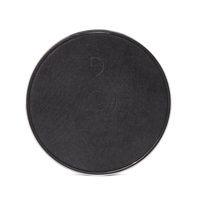 Беспроводное зарядное устройство Decoded 10W | 7.5W Black Metal/Black Leather (D8WC1BK)