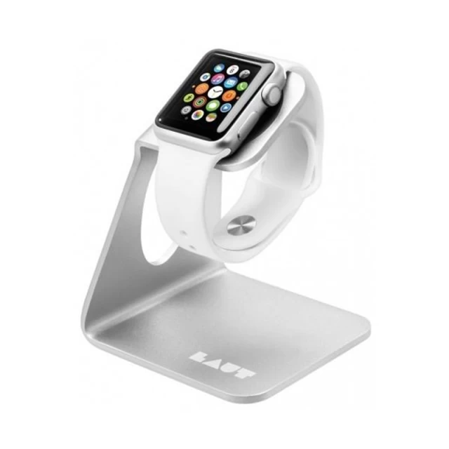 Подставка LAUT AW-Stand Aluminium для Apple Watch Silver (LAUT_AW_WS_SL)