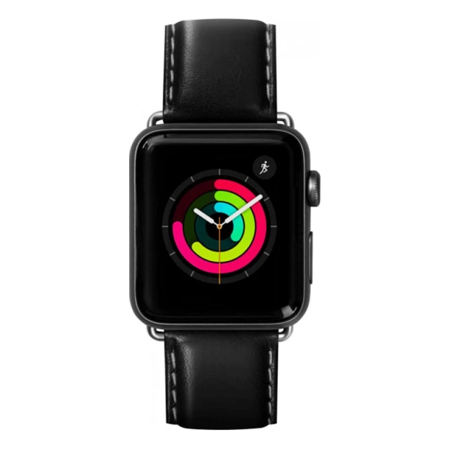 Ремінець LAUT OXFORD для Apple Watch 49 | 45 | 44 | 42 mm Noir (LAUT_AWL_OX_BK)