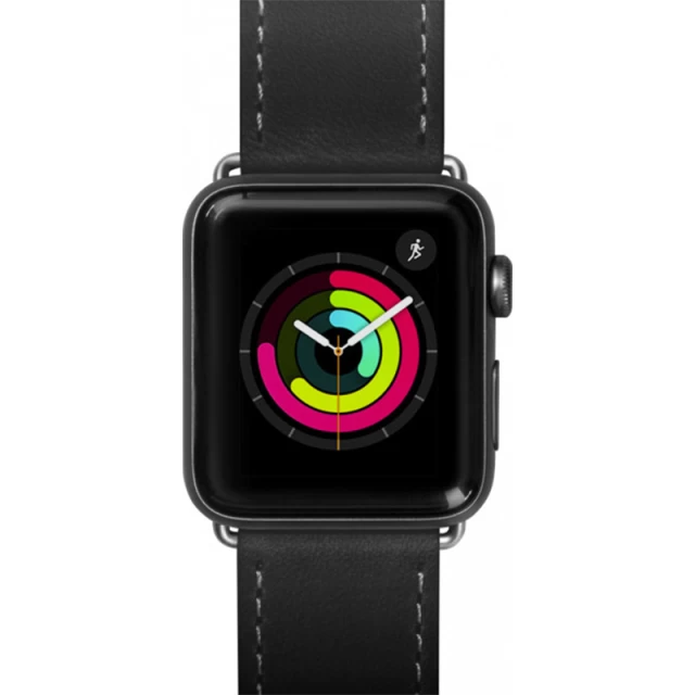 Ремінець LAUT SAFARI для Apple Watch 41 | 40 | 38 mm Onyx (LAUT_AWS_SA_BK)
