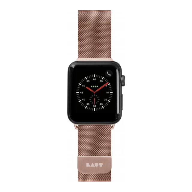 Ремінець LAUT STEEL LOOP для Apple Watch 41 | 40 | 38 mm Rose Gold (LAUT_AWS_ST_RG)