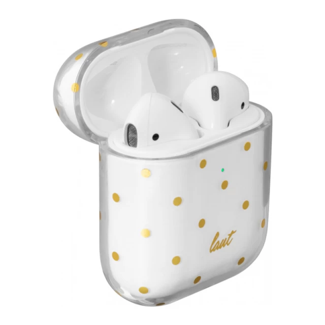 Чехол LAUT DOTTY для AirPods 2/1 Crystal for Charging/Wireless Case (L_AP_DO_C)