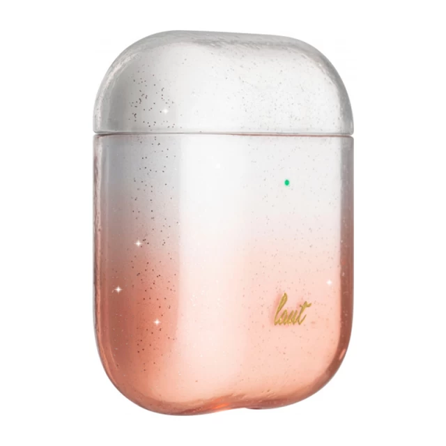 Чехол LAUT OMBRE SPARKLE для AirPods 2/1 Peach for Charging/Wireless Case (L_AP_OS_P)
