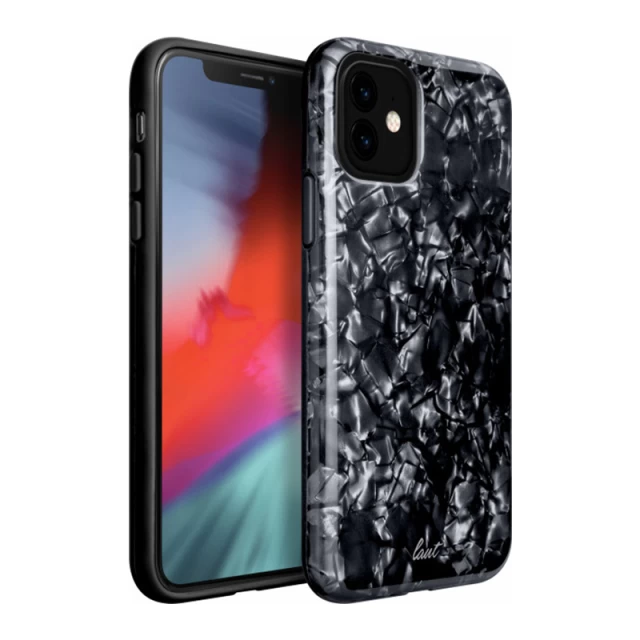 Чехол LAUT PEARL Air Frame Technology для iPhone 11 Black (L_IP19M_PL_BK)