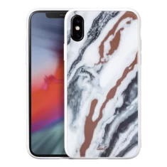 Чохол LAUT MINERAL GLASS 9H для iPhone XS Max Mineral White (LAUT_IP18-L_MG_MW)